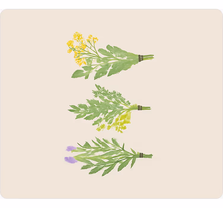 Store enrouleur cuisine fleurs élégantes simples - TenStickers
