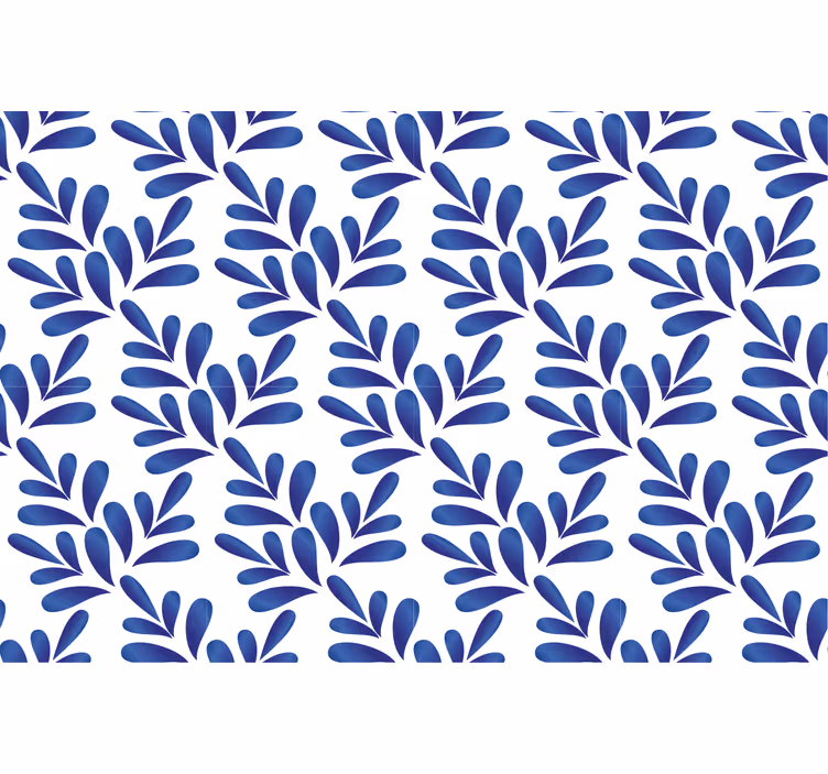 Store enrouleur bleu porcelaine bleue - TenStickers