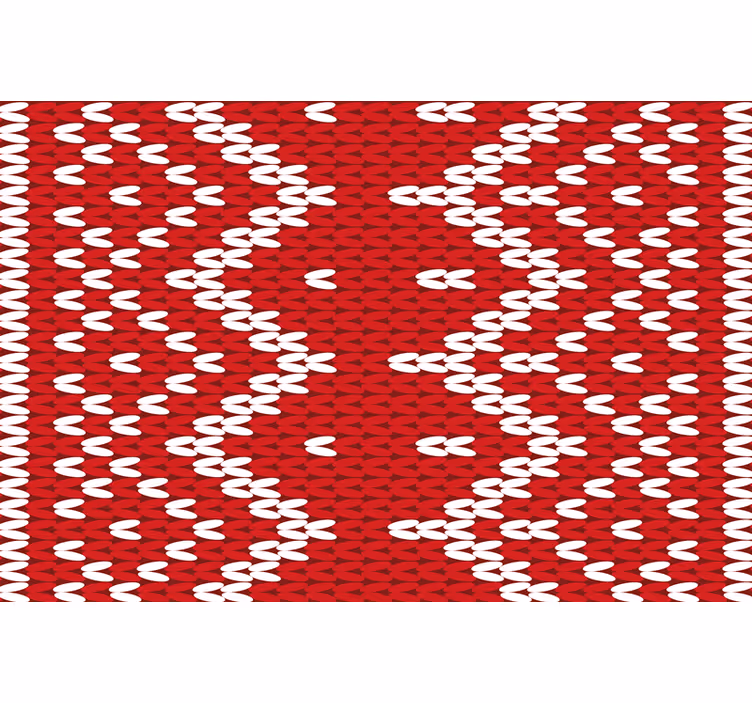 Store enrouleur rouge motif de noël traditionnel - TenStickers