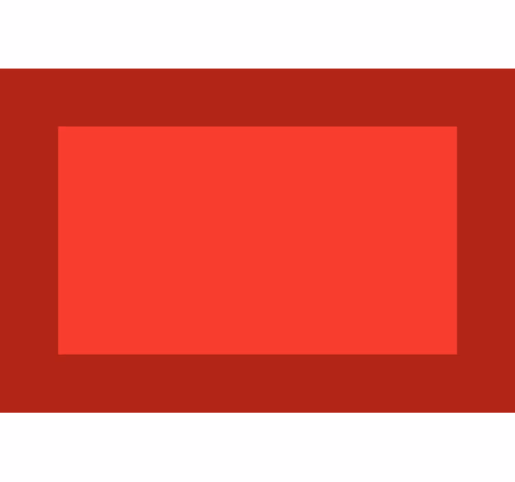Store enrouleur rouge avec bords rouges et milieu clair - TenStickers