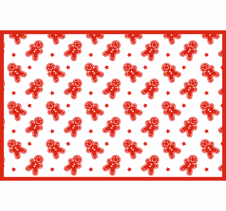 Store enrouleur rouge biscuits de noël - TenStickers