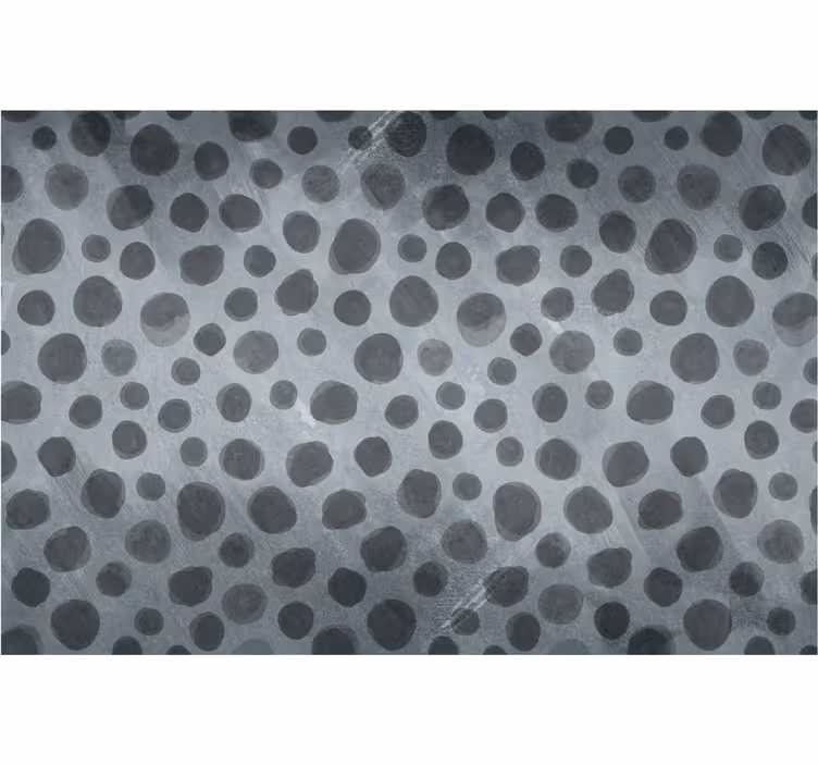 Store enrouleur noir cercles gris tonalités - TenStickers