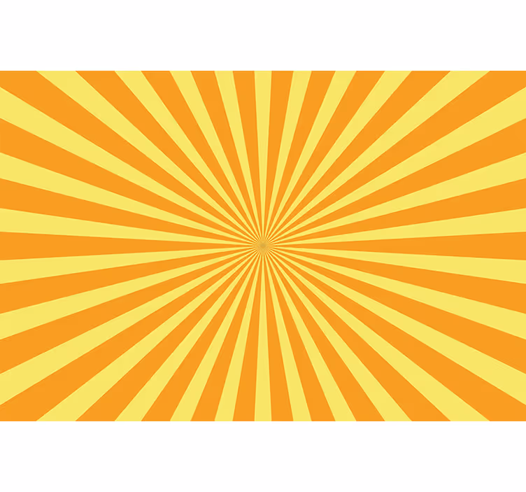 Store enrouleur orange coucher de soleil abstrait - TenStickers