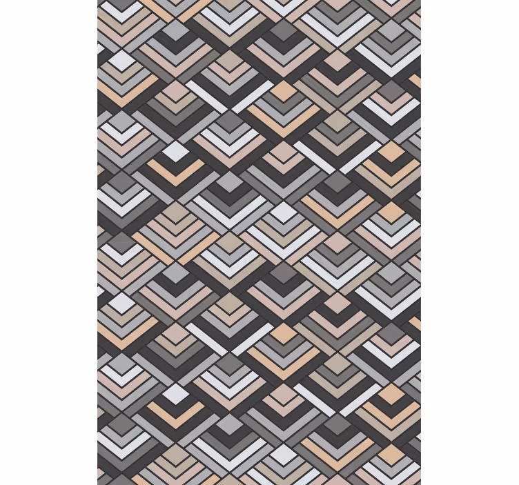 Store enrouleur extérieur motif abstrait style picasso - TenStickers