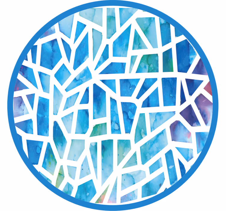 Store enrouleur chambre design mosaïque - TenStickers