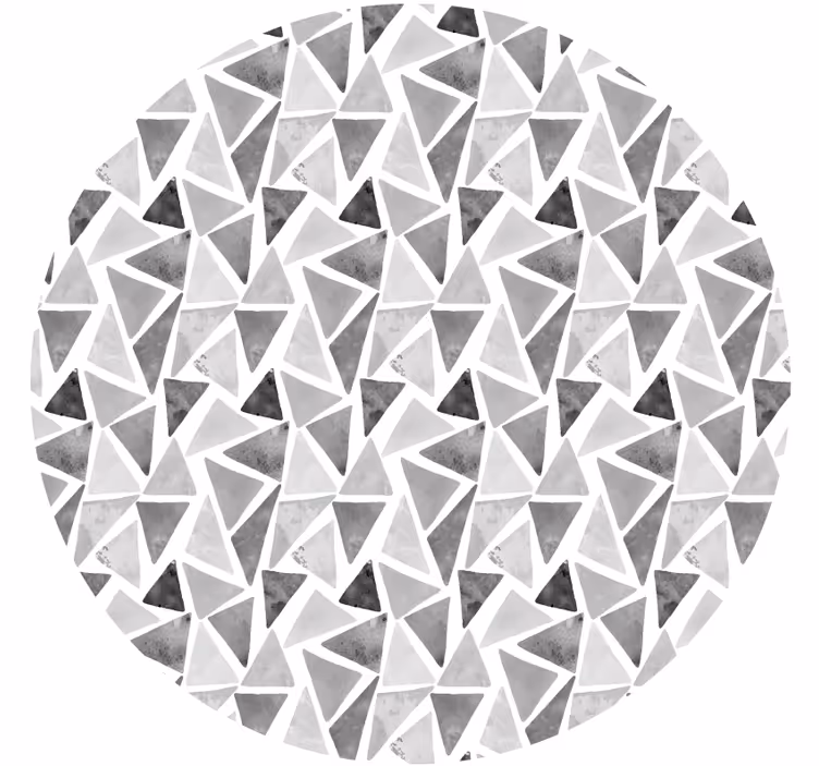 Store enrouleur chambre triangles gris - TenStickers