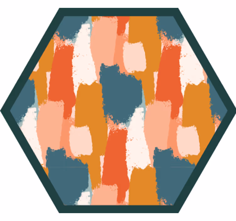 Store enrouleur chambre motif artistique abstrait - TenStickers