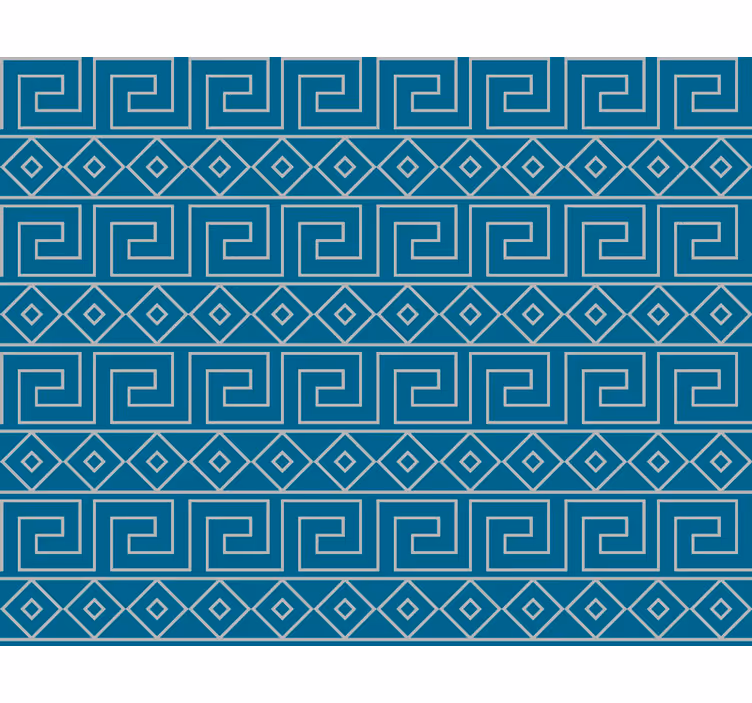 Store enrouleur chambre motif clé grecque - TenStickers