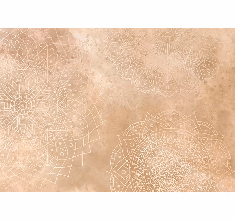Store enrouleur bureau mandalas rétro - TenStickers