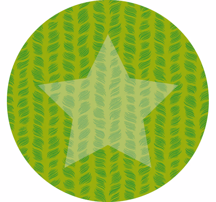 Store enrouleur chambre enfant tapis vinyle étoile cercle - TenStickers