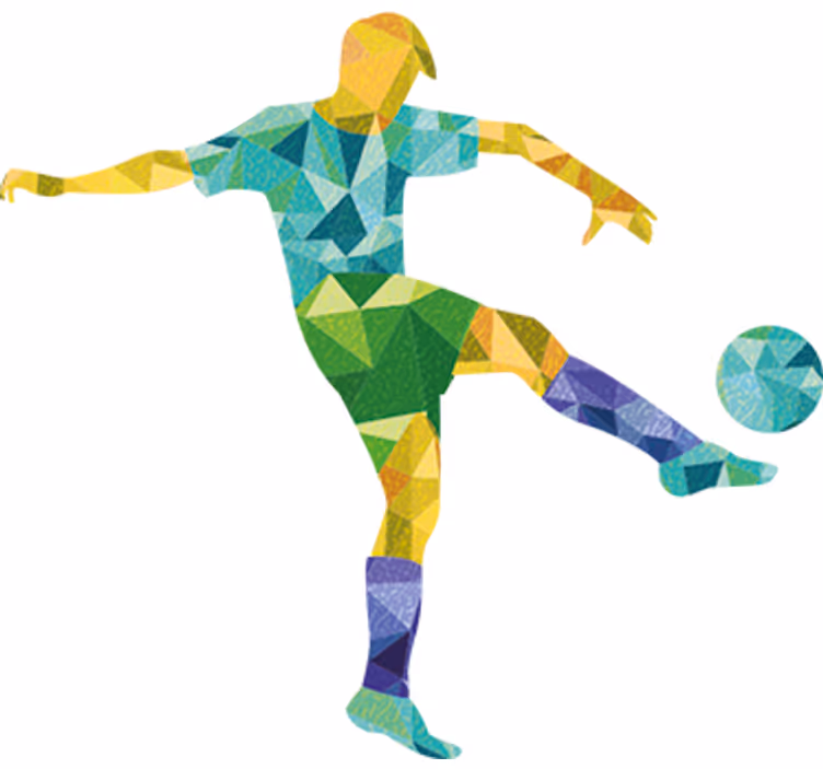 Store enrouleur pour chambre ado motif géométrique foot - TenStickers