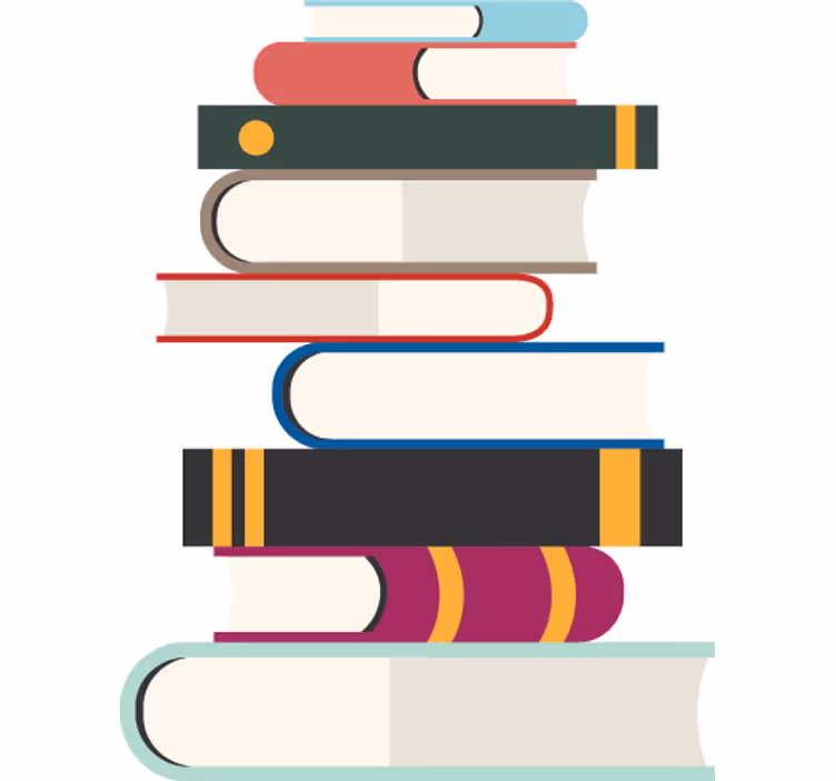 Store enrouleur pour chambre ado motif livres empilés - TenStickers