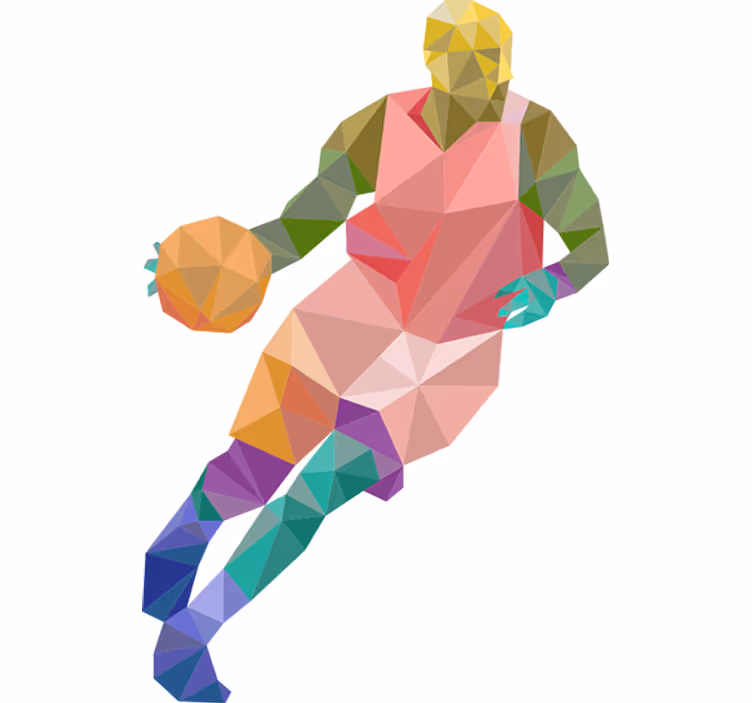Store enrouleur pour chambre ado basket origami - TenStickers