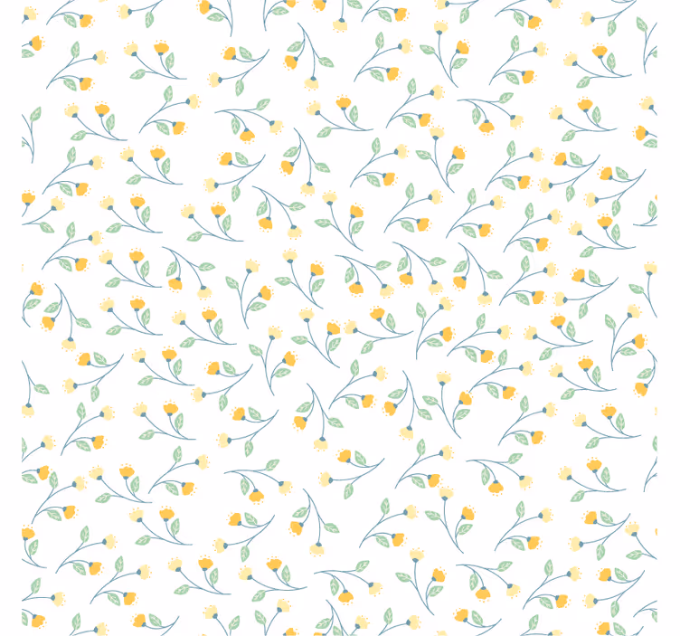 Store enrouleur pour chambre ado motif printanier - TenStickers