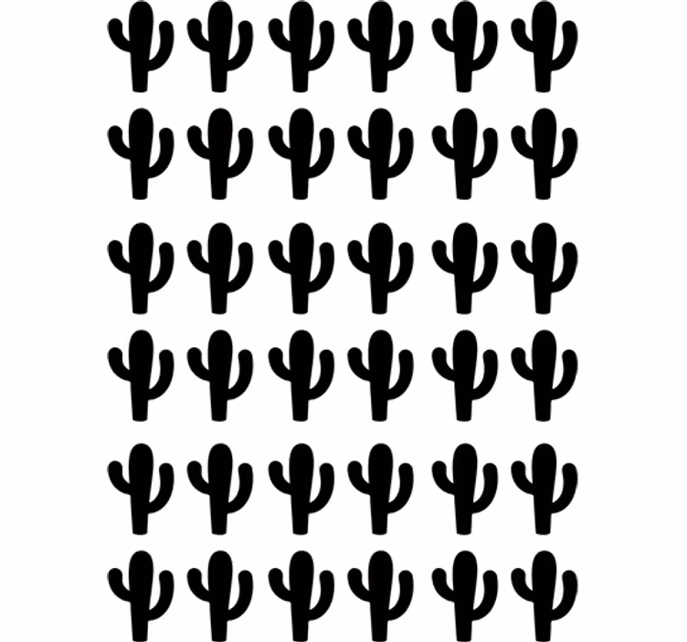 Store enrouleur pour chambre ado cactus autocollants - TenStickers