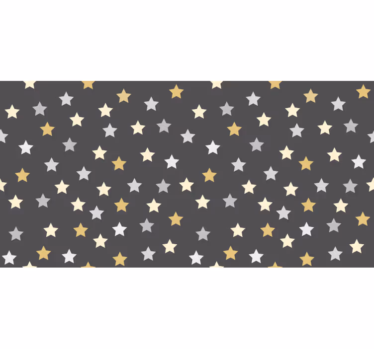 Store enrouleur pour chambre ado étoiles dorées - TenStickers