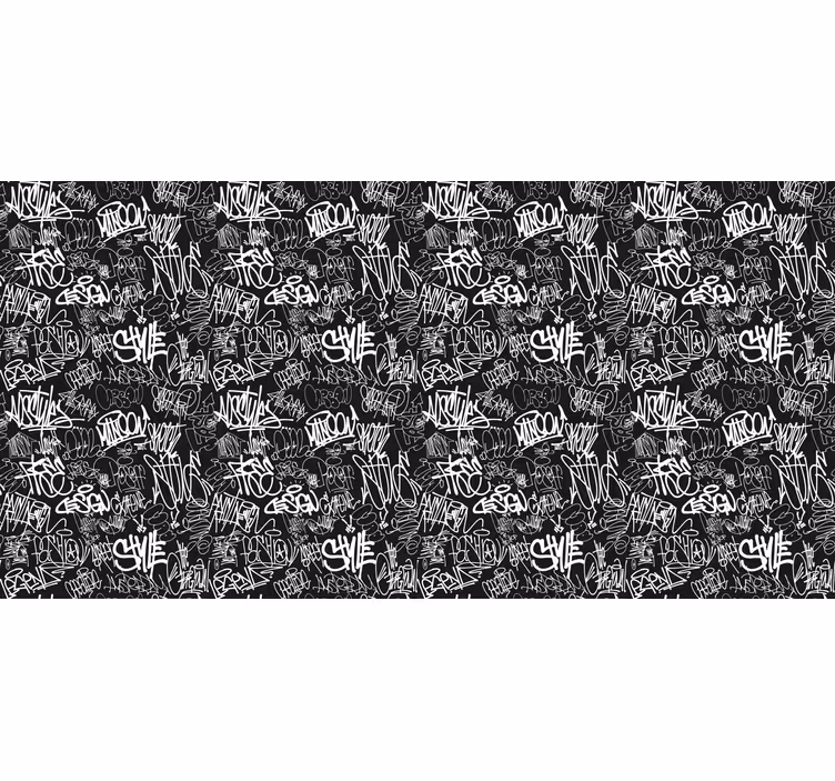 Store enrouleur pour chambre ado motif graffiti urbain - TenStickers