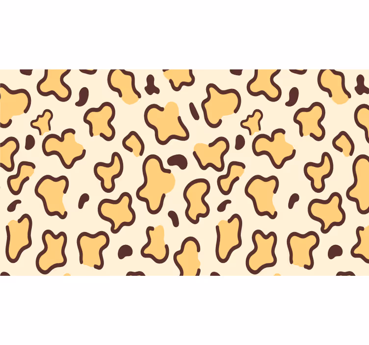 Store enrouleur beige motifs de taches de girafe - TenStickers