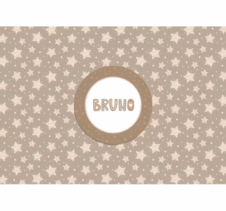 Store enrouleur chambre bébé étoiles rayées - TenStickers