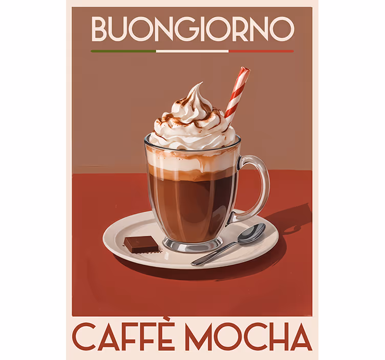 Store à enrouleur vintage café "mocha" - TenStickers