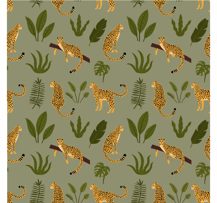 Store enrouleur animaux motif léopard jungle - TenStickers