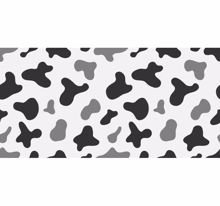 Store enrouleur gris taches de vache grises - TenStickers