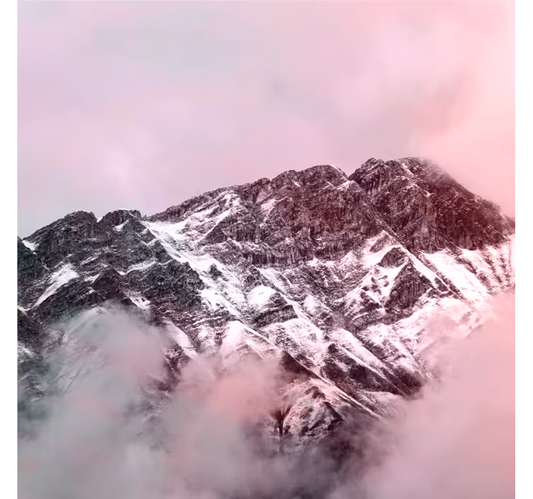 Store enrouleur bureaux couleurs esthétiques montagne - TenStickers