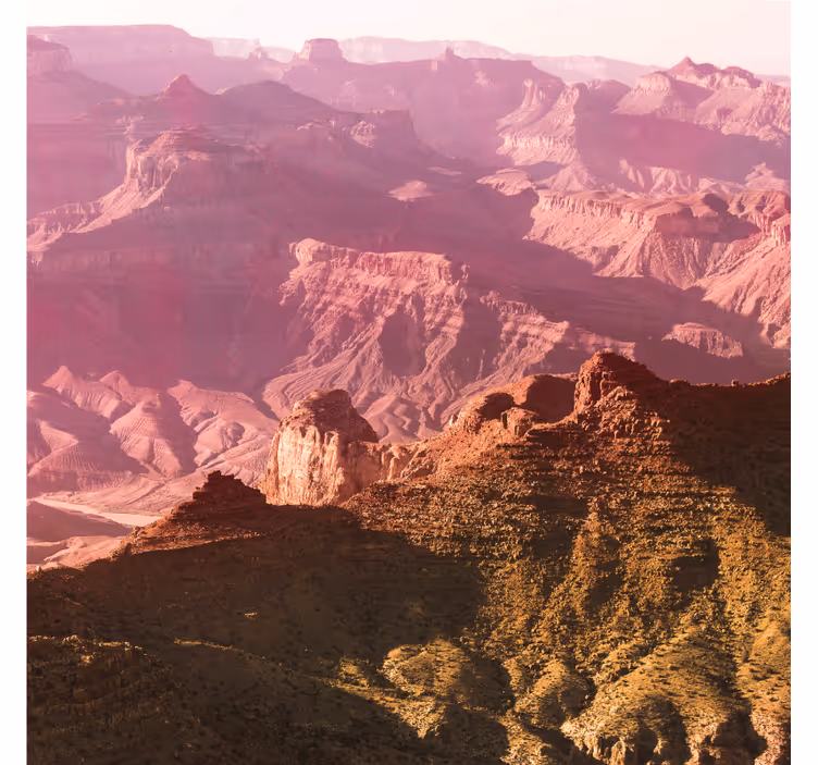 Store enrouleur bureaux couleurs esthétiques grand canyon - TenStickers
