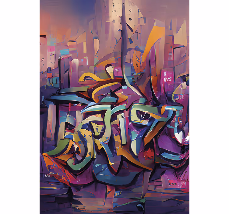 Store enrouleur pour chambre ado graffiti street art - TenStickers
