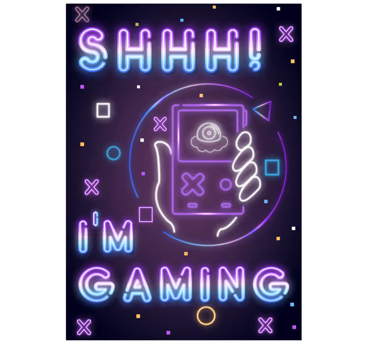 Store enrouleur pour chambre ado je suis gamer - TenStickers