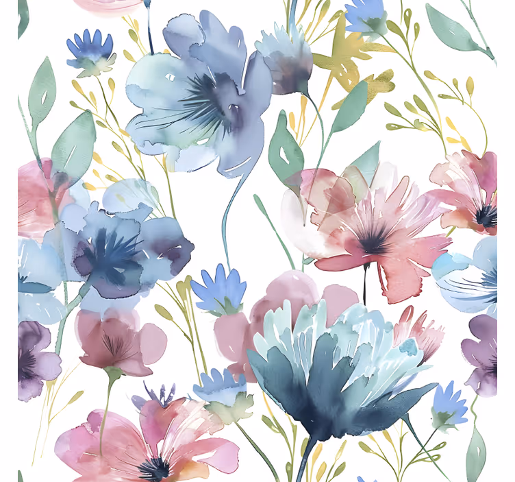 Store enrouleur floral fleurs sauvages d'été - TenStickers