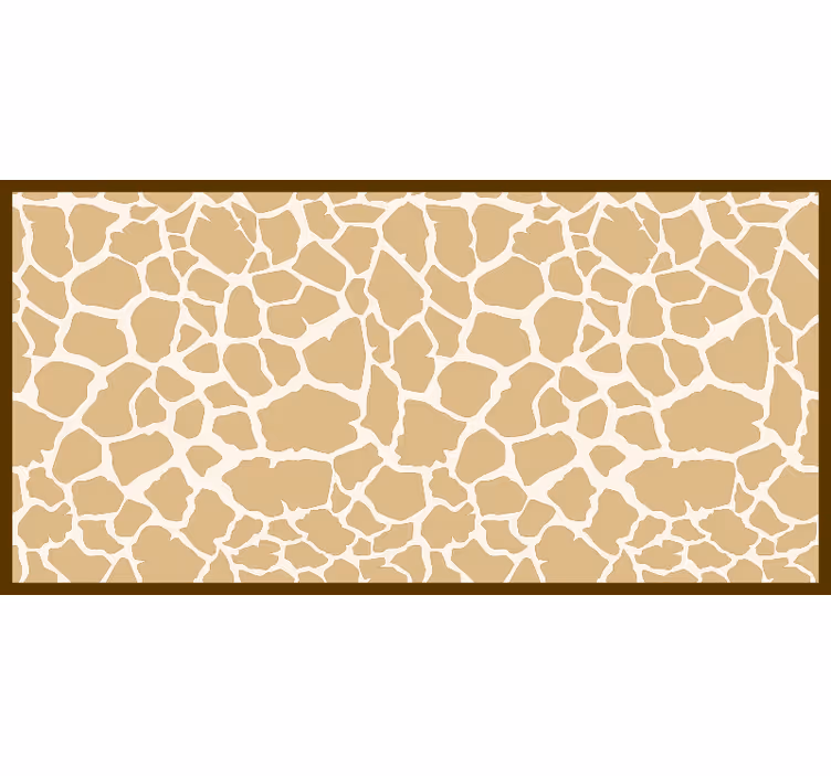 Store enrouleur marron motif girafe - TenStickers