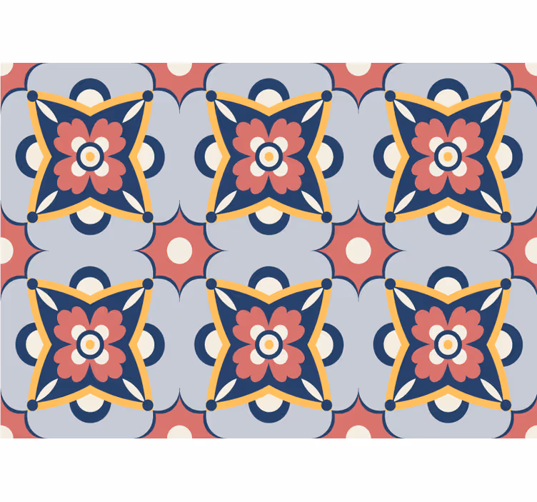 Store enrouleur extérieur motif coloré du sud - TenStickers