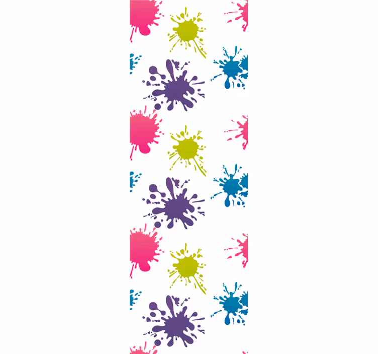 Store enrouleur pour chambre ado éclaboussures multicolores - TenStickers