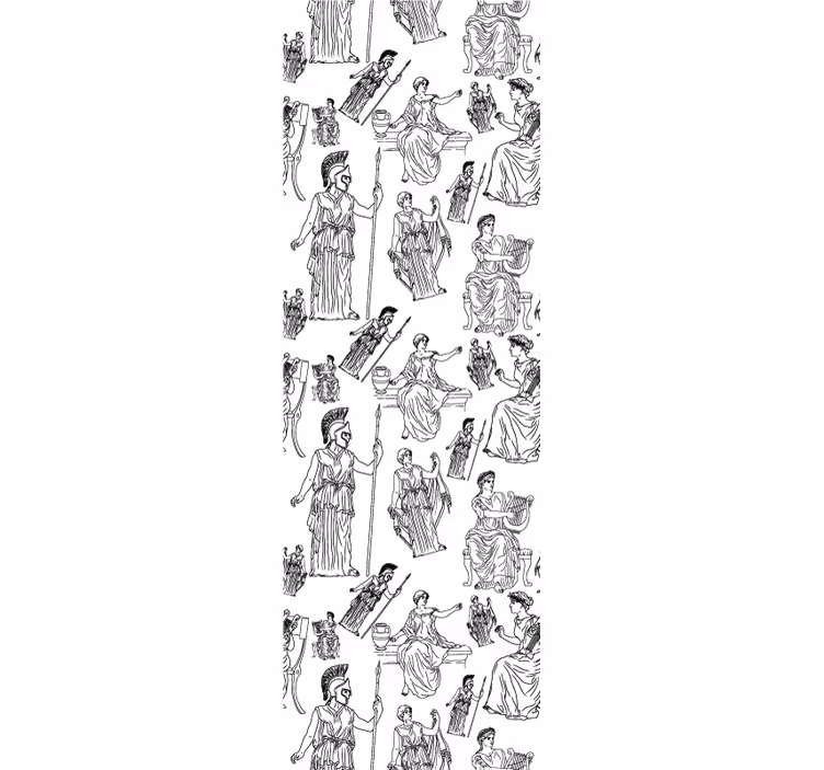 Store enrouleur pour chambre ado motif déesse lumineuse - TenStickers