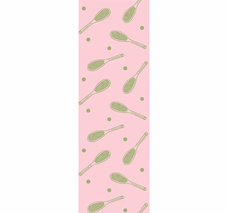 Store enrouleur pour chambre ado design raquettes tennis - TenStickers