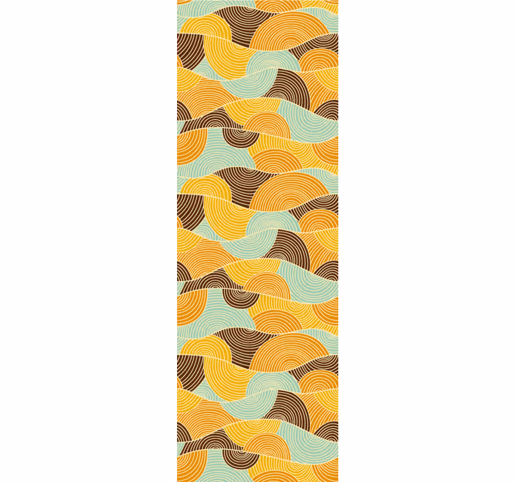 Store enrouleur classique formes psychédéliques hippies - TenStickers