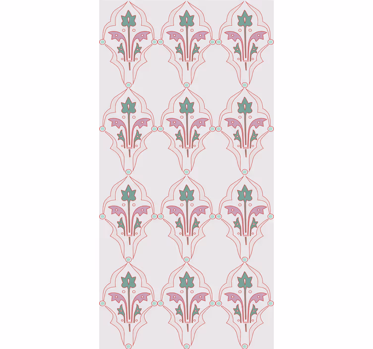Store enrouleur classique design floral formel - TenStickers