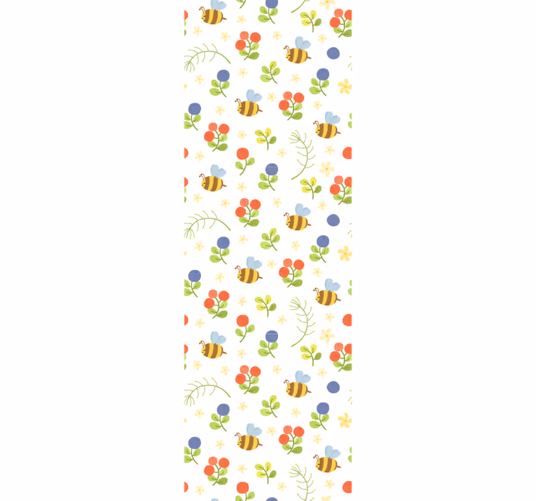 Store enrouleur chambre bébé design abeilles mignonnes - TenStickers