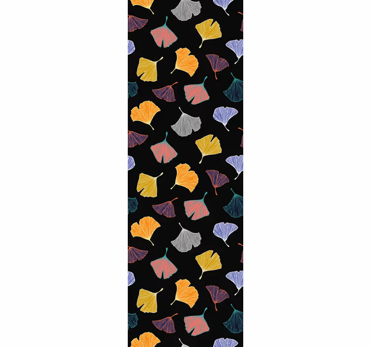 Store enrouleur couloir feuille de ginkgo caltero - TenStickers