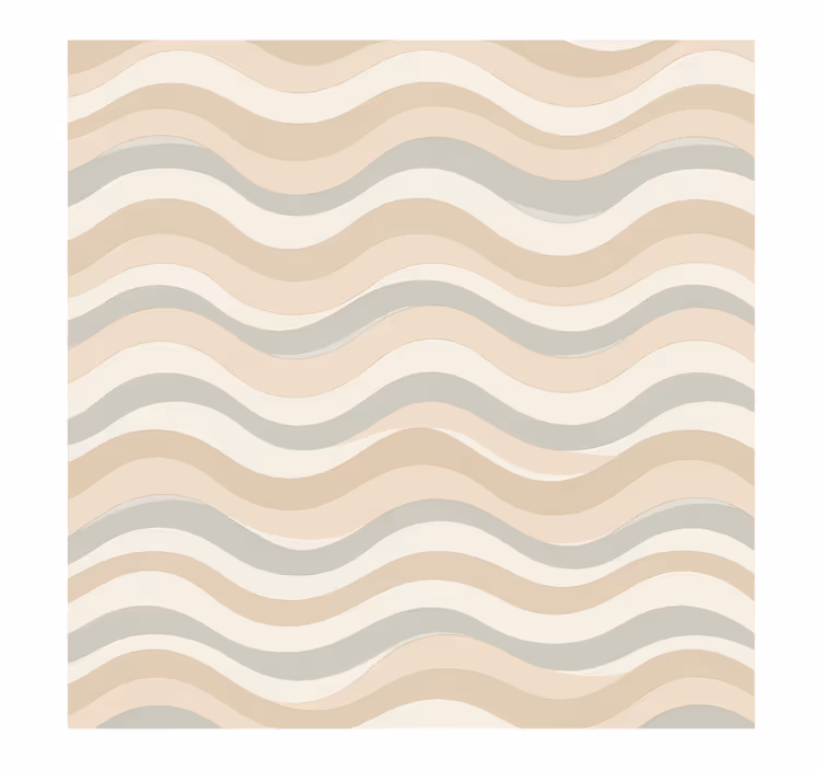 Store enrouleur couple 150 cm motif vagues douces - TenStickers