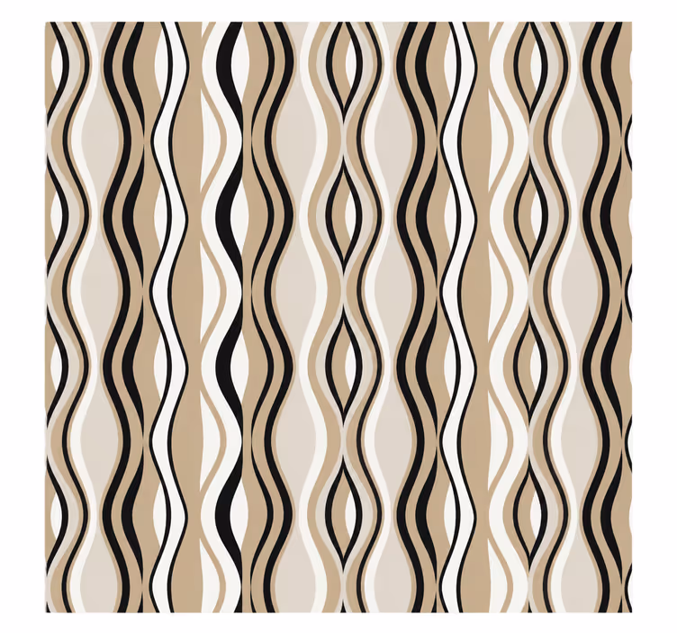 Store enrouleur cuisine motif ondulé 130 cm - TenStickers