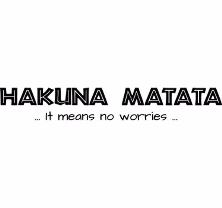Store enrouleur série et film hakuna matata enfant - TenStickers