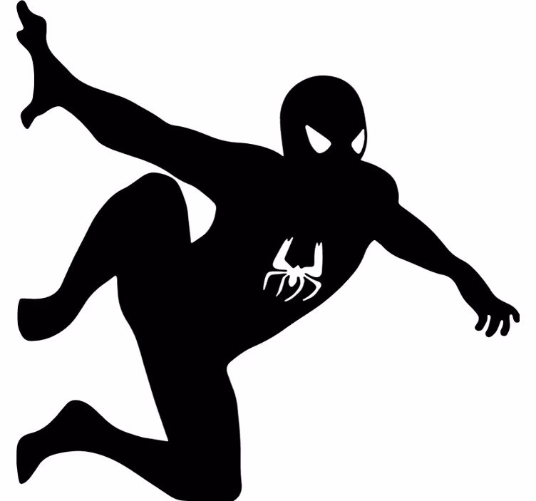 Store enrouleur super-héro spiderman sur le mur - TenStickers