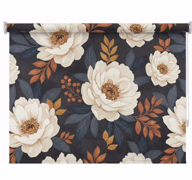 Store balcon enrouleur design floral classique - TenStickers