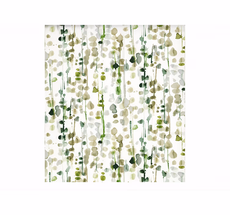 Store enrouleur vert motif feuilles alyssa clair - TenStickers
