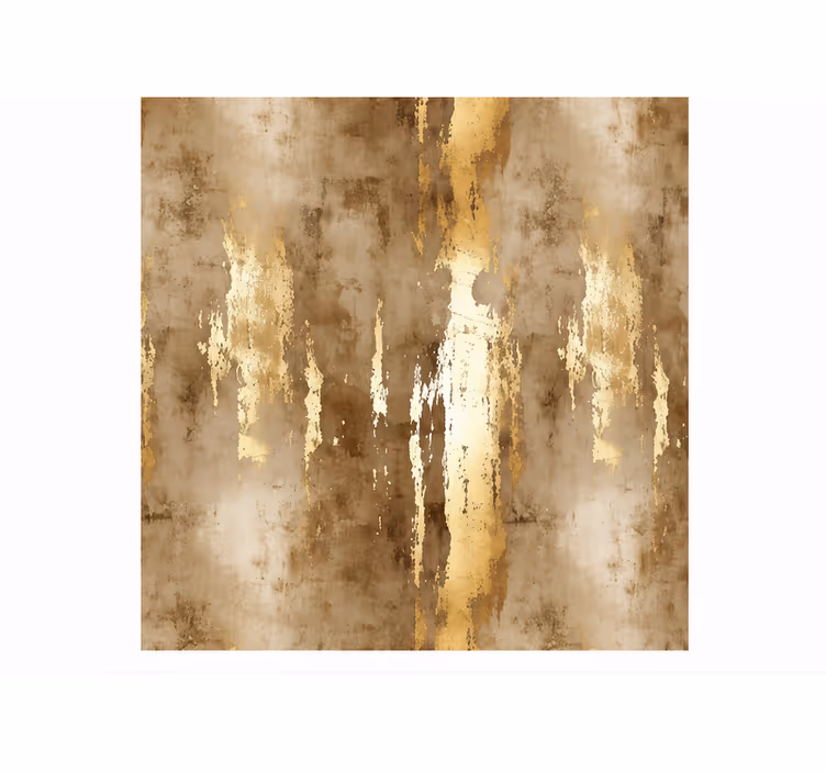 Store enrouleur marron motif marbre doré - TenStickers