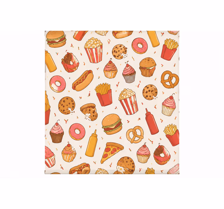 Store enrouleur cuisine motif collations savoureuses 300 - TenStickers