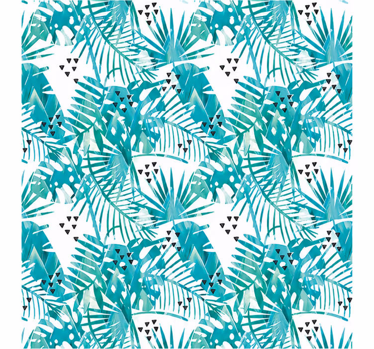 Store enrouleur couple motif feuilles modernes 210 - TenStickers