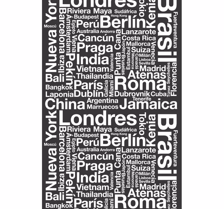 Stores avec phrases Villes - TenStickers